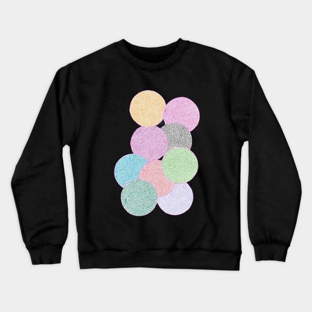 Circles Crewneck Sweatshirt by ExaltB2